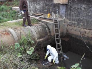 Execução de enchimento do 