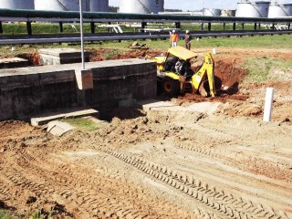 Execução de enchimento do 