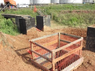 Execução de enchimento do 