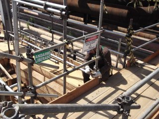 Execução de enchimento do 