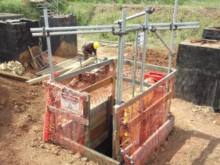 Execução de enchimento do 