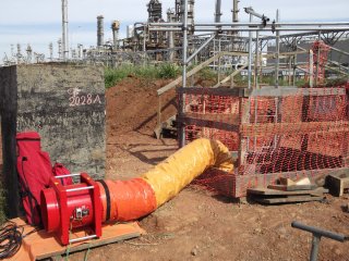 Execução de enchimento do 