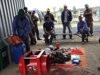 Execução de enchimento do 