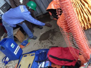 Execução de enchimento do 