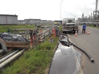 Execução de enchimento do 