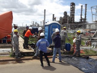 Execução de enchimento do 