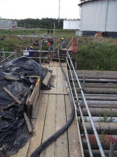 Execução de enchimento do 