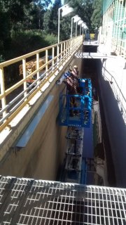 Adequação das grades do piso da Torre de Resfriamento - UTE 