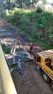 Adequação das grades do piso da Torre de Resfriamento - UTE 