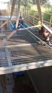 Adequação das grades do piso da Torre de Resfriamento - UTE 