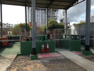 Obra Civil Central de resíduos e área de armazenamento de inflamáveis - UTE    